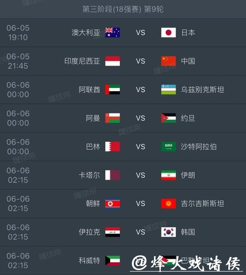 2026世界杯决赛赛程时间表